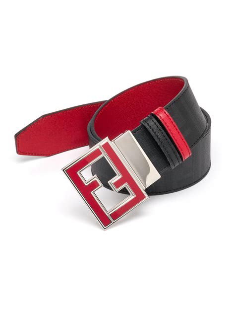 fake red fendi belt|red fendi belt men.